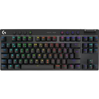 Logitech G PRO X TKL Lightspeed Tactile trådløst gamingtastatur (sort) - På lager i butik