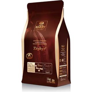 Cacao Barry Zephyr Hvid Chokolade - 34%, 1 kg
