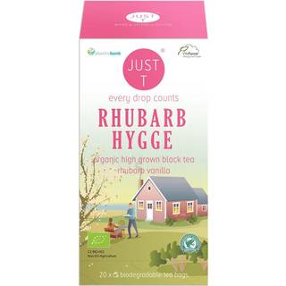 JUST T Rhubarb Hygge ØKO 20 Breve