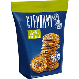 Elephant Pretzels with Mixed Seeds - 180 g