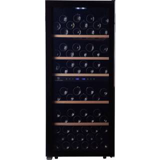 Cavecool Chill Sapphire - 102 flasker - 2 zoner - Sort