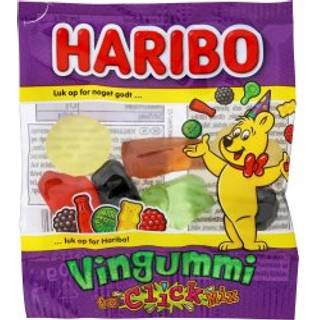 Haribo Click Mix Vingummi, 100 poser á 10 g