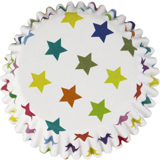 Stars Muffinsforme, Metalfolie - 30 stk, PME