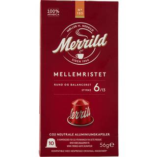 Merrild | Mellemristet - 10 kapsler til Nespresso®
