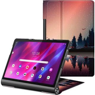 Lenovo Yoga Tab 11 Læder Cover m. Ståfunktion - Skov