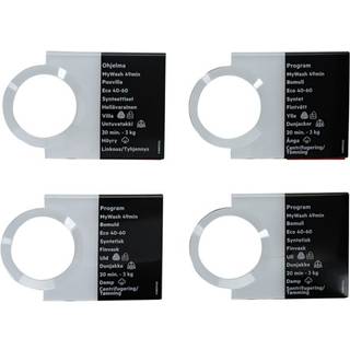 Electrolux programplade, knap, klæbestof 140087307496