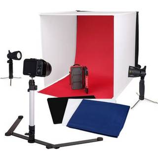 Caruba Portable photo studio with separate LED lamps 60x60x60cm