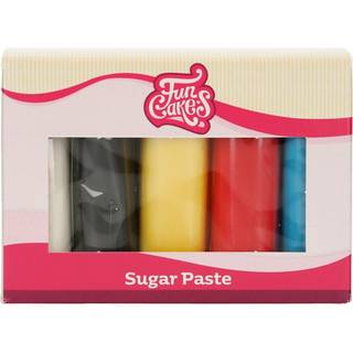 FunCakes Rolled Fondant Multipack Primary Colours 5 x 100g
