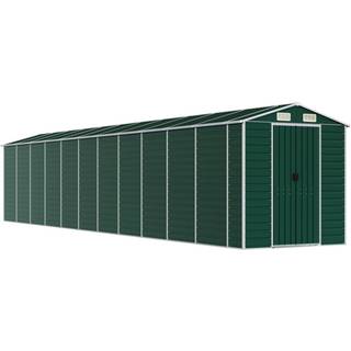 haveskur 191x980x198 cm galvaniseret stål grøn