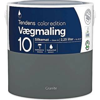 Tendens vægmaling silkemat glans 10 2.25 liter (På lager i varehus)