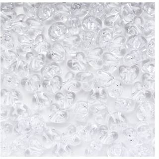 BeadExplosion B07875 Hjerteperler Krystalklar store hulponyperler PK50 lavet i USA
