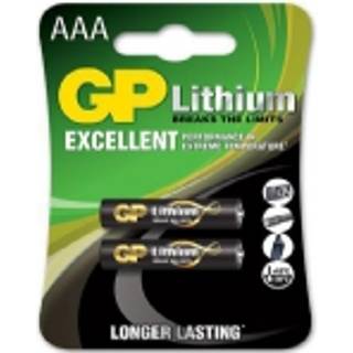 GP Lithium Battery AAA (FR03) 2 pack