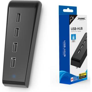 USB Hub Til PS5. DOBE. Udvid til 4 USB porte.