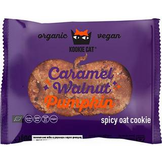 Kookie Cat karamelliseret valnød & græskar vegan Økologisk - 50 gram
