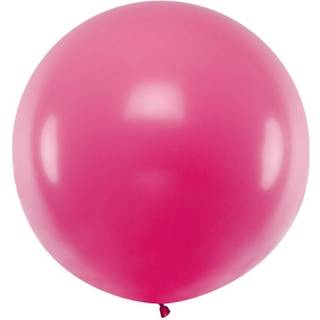 1 stk Kæmpe fuchsia ballon - 1 meter