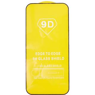 iPhone 15 Glas Skærmbeskyttelse - Full-fit - Sort Kant