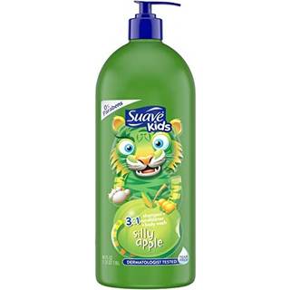 Suave Kids 3-in-1 Shampoo Conditioner Body Wash til t?re-fri badetid fjollet ?ble hudl?ge-testede b?rn shampoo 3-i-1 formel 40 oz