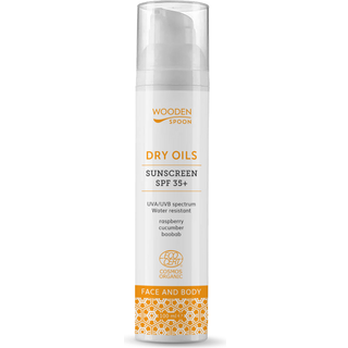 WoodenSpoon Dry Oils Sollotion til ansigt og krop SPF 35 100 ml - 100 ml