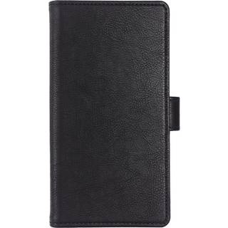 Essentials Google Pixel 7 Pro Kunst Læder Flip Cover 2 i 1 m. Kortholder - Sort