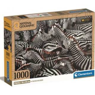 Clementoni Jigsaw Puzzle National Geographics - Zebra 1000 pcs. Floor