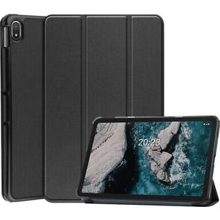 Tri-Fold Series Nokia T20 Smart Folio Taske - Sort
