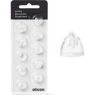 Oticon - miniFit Bas-tip (single vent) (Størrelse: 6 mm)