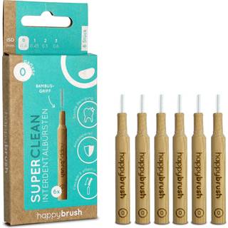 happybrush Superclean-interdentalbørster ISO-str. 0