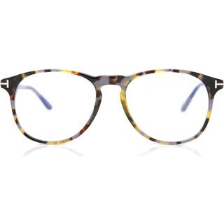 Tom Ford FT5805-B Blue-Light Block 055 52 Briller Mænd Tortoiseshell - Colorful Tortoise - 52mm