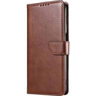Google Pixel 6 Pro Kunstlæder Flip Cover m. Pung - Brun