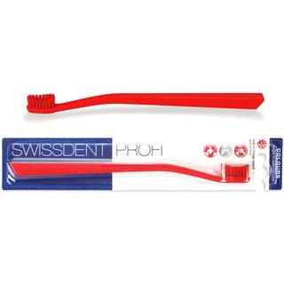 Swissdent Pleje Tandbørster Soft-MediumProfi Colours tandbørste Rød/Rød 1 Stk. (48,00 kr / 1 stk.) - 1 Stk.