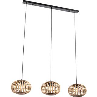 Oriental Pendellampe Bambus 3-lys Lang - Amira