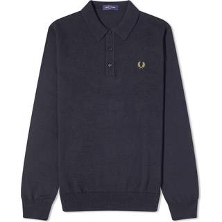 Fred Perry Herren Pullover blau unifarben