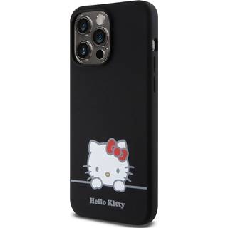 iPhone 15 Pro Max Hello Kitty Daydreaming Liquid Silikone Cover - Sort