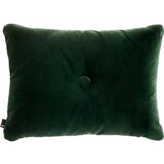 Dot Cushion Soft Pyntepude, Mørkegrøn, 45x60 cm