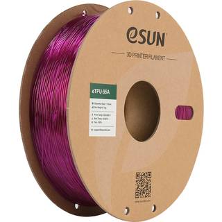 eSUN eTPU 1.75 mm 1 kg - Gennemsigtig Lilla