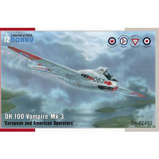 DH.100 Vampire Mk.3 European and American Operators