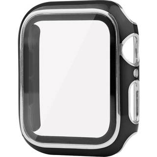 Apple Watch Ultra 1/2 (49mm) Hård Plast Case m. Indbygget Skærmbeskyttelse - Sort / Sølv