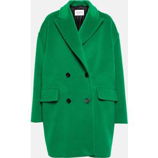 Max Mara Meana wool and cashmere coat - green - L