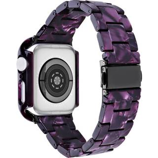Apple Watch 9/8/7 (41mm) Harpiks Urrem & Cover - Lilla