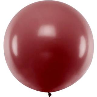 1 stk Kæmpe bordeaux ballon - 1 meter