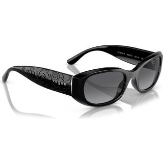 Vogue Briller VO5525S Polarized W44/T3 52 Solbriller Kvinder Black - Black - 52mm
