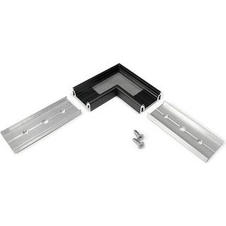 Vinkel til LED Profil SURFACE14 - 90° - Sort