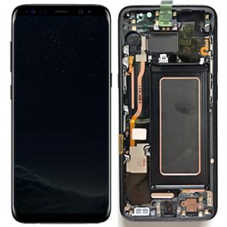 Sort Samsung Galaxy S8 LCD-skærm