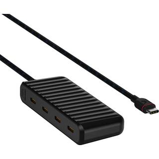 UNISYNK USB-C to 4x USB-C Hub 10Gbps Black
