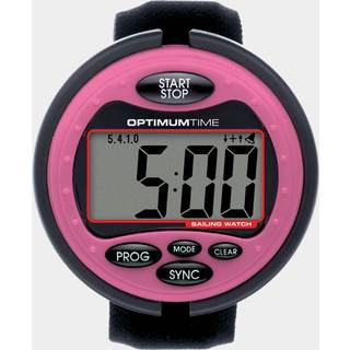 Sejlerur Optimum Time OS319, digital, Ø65 mm, 5 ATM, rosa/sort