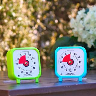 Time Timer Audio Pocket Version Limegrøn (7,5 x 7,5 cm)