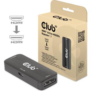 CLUB 3D Club3D Repeater HDMI > HDMI             4K60Hz   aktiv Bu/Bu retail