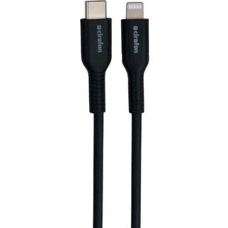 Cirafon Usb-c Til Lightning Hurtigladekabel – Til Iphone/ipad 1.2m. Sort