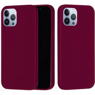 iPhone 15 Pro Liquid Silikone Bagside Cover - Vinrød