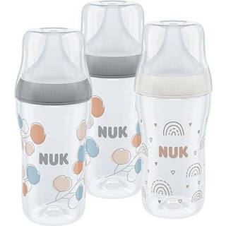 NUK Perfect Match Temperature Control sæt med 3, fra 3 måneder, 260 ml